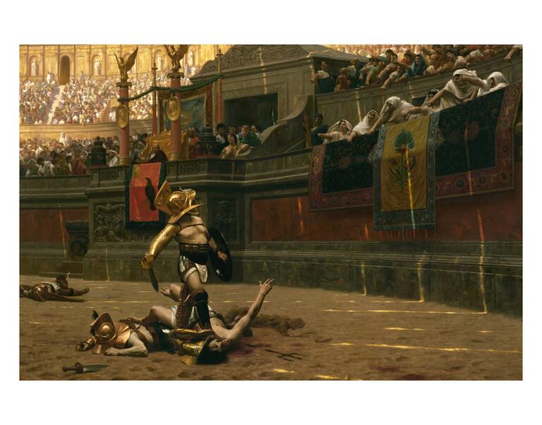 Carte postale Pollice Verso Gerome