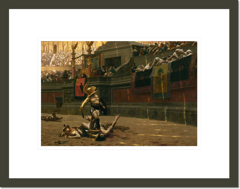 Jean-Léon Gérôme &quot;Pollice Verso&quot; Made-to-Order Print