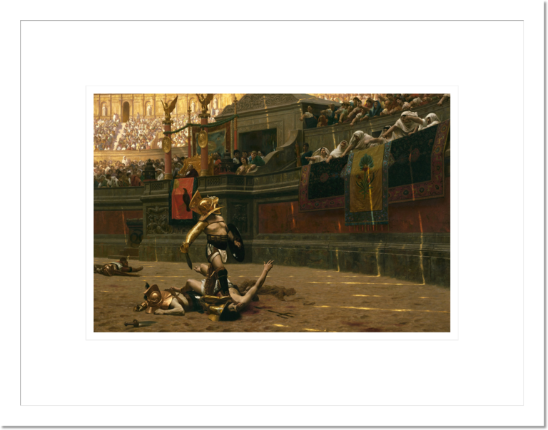 Jean-Léon Gérôme &quot;Pollice Verso&quot; Made-to-Order Print