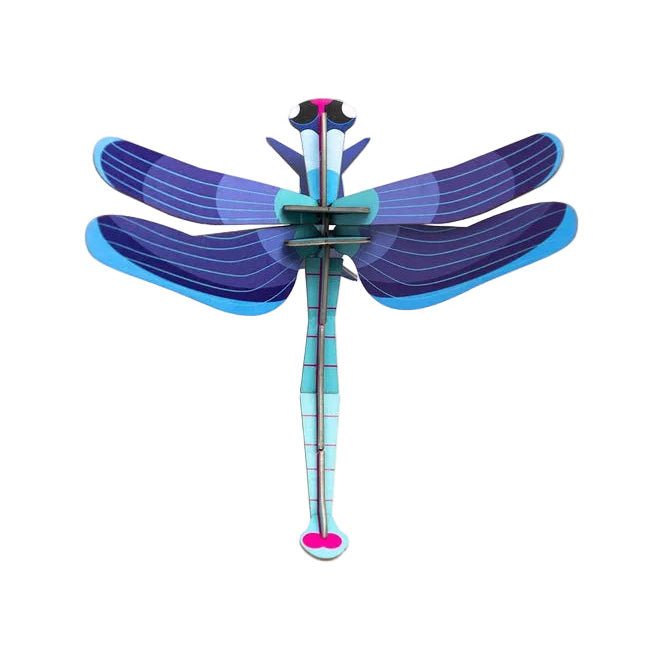 Sapphire Dragonfly Wall Decoration + Construction Kit