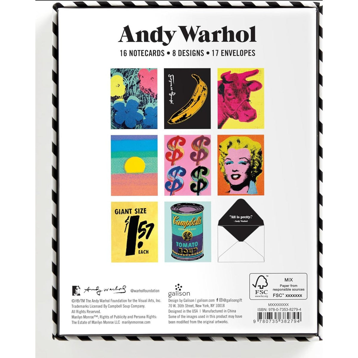 Andy Warhol Pop Art Notecard Set