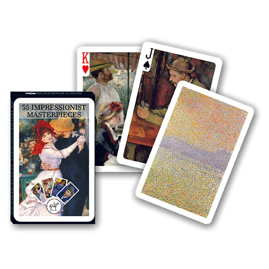 Cartes à jouer Chefs-d&#39;œuvre impressionnistes