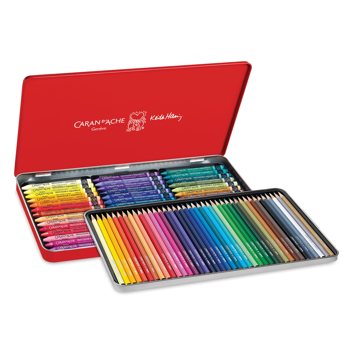 Caran d&#39;Ache Mixed Media Set with Keith Haring