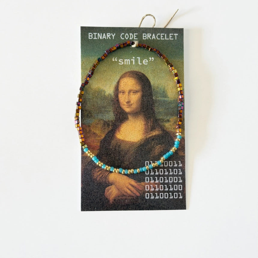 Fine Art-Inspired Binary Code Bracelet