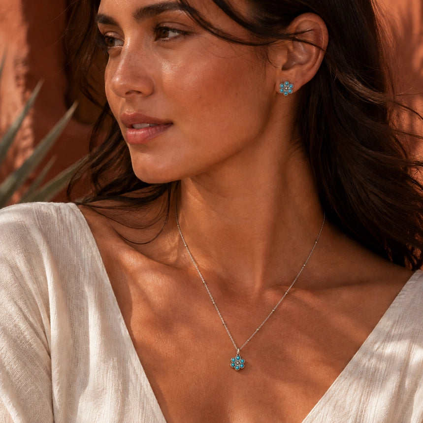 Iris Turquoise Necklace