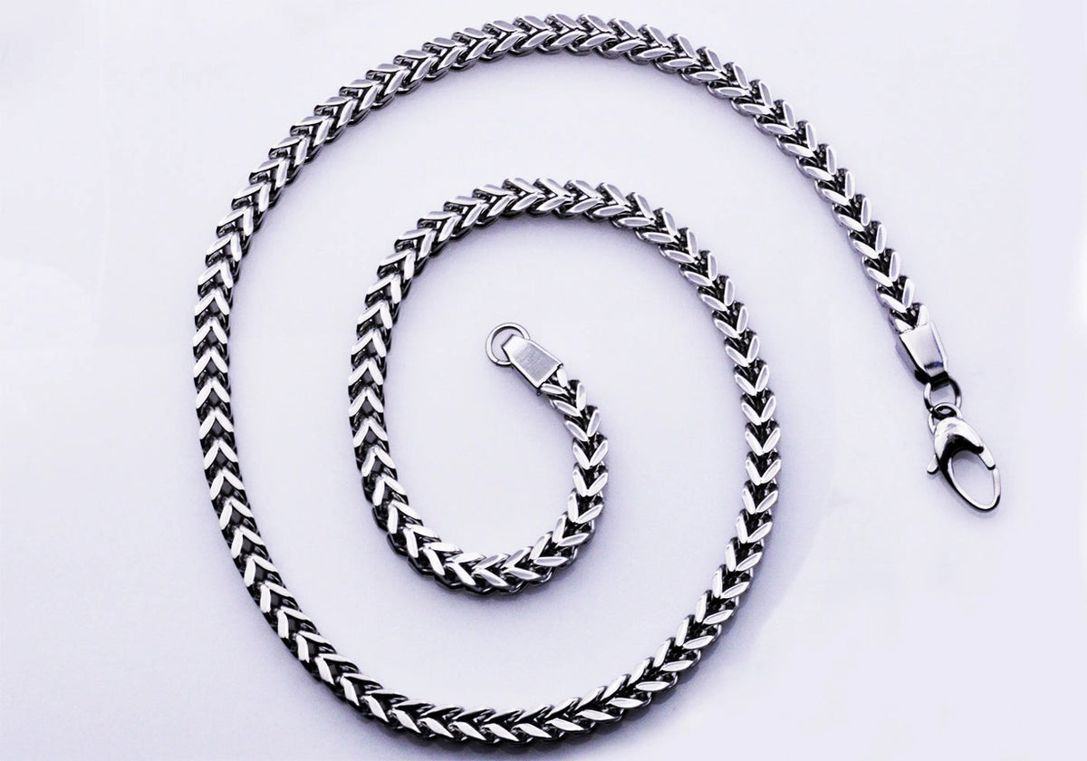 Stainless Steel Franco Link Chain Necklace