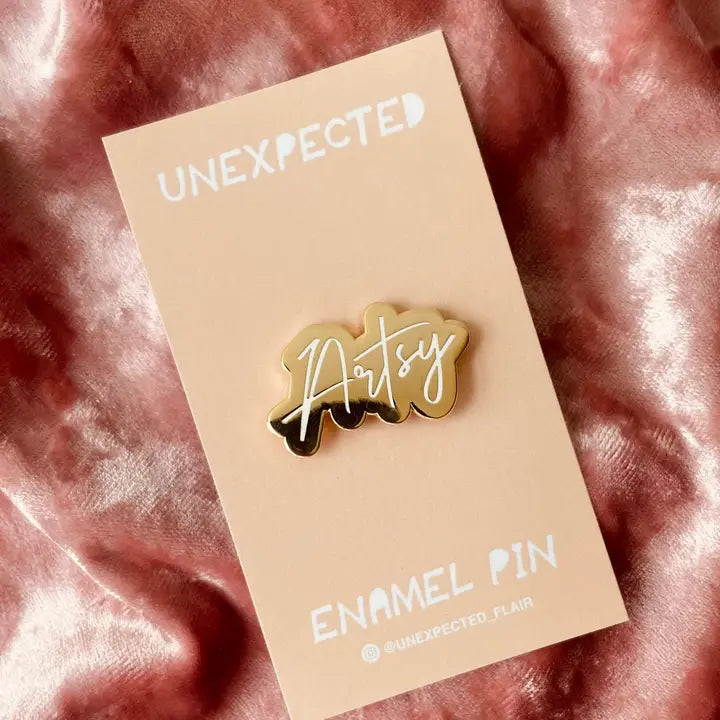 Artsy Enamel Pin