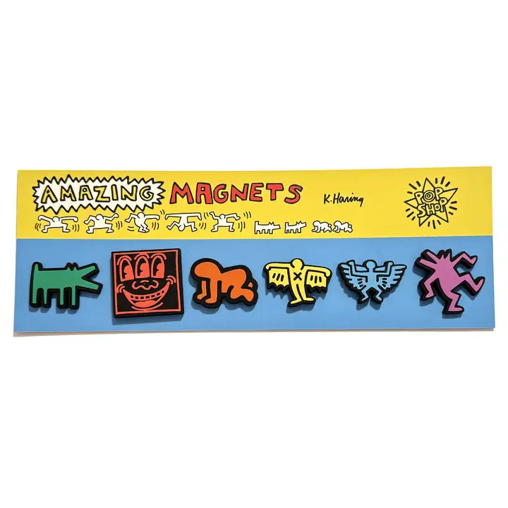 Pop Shop "Amazing" Rubber Magnets, Set of 6
