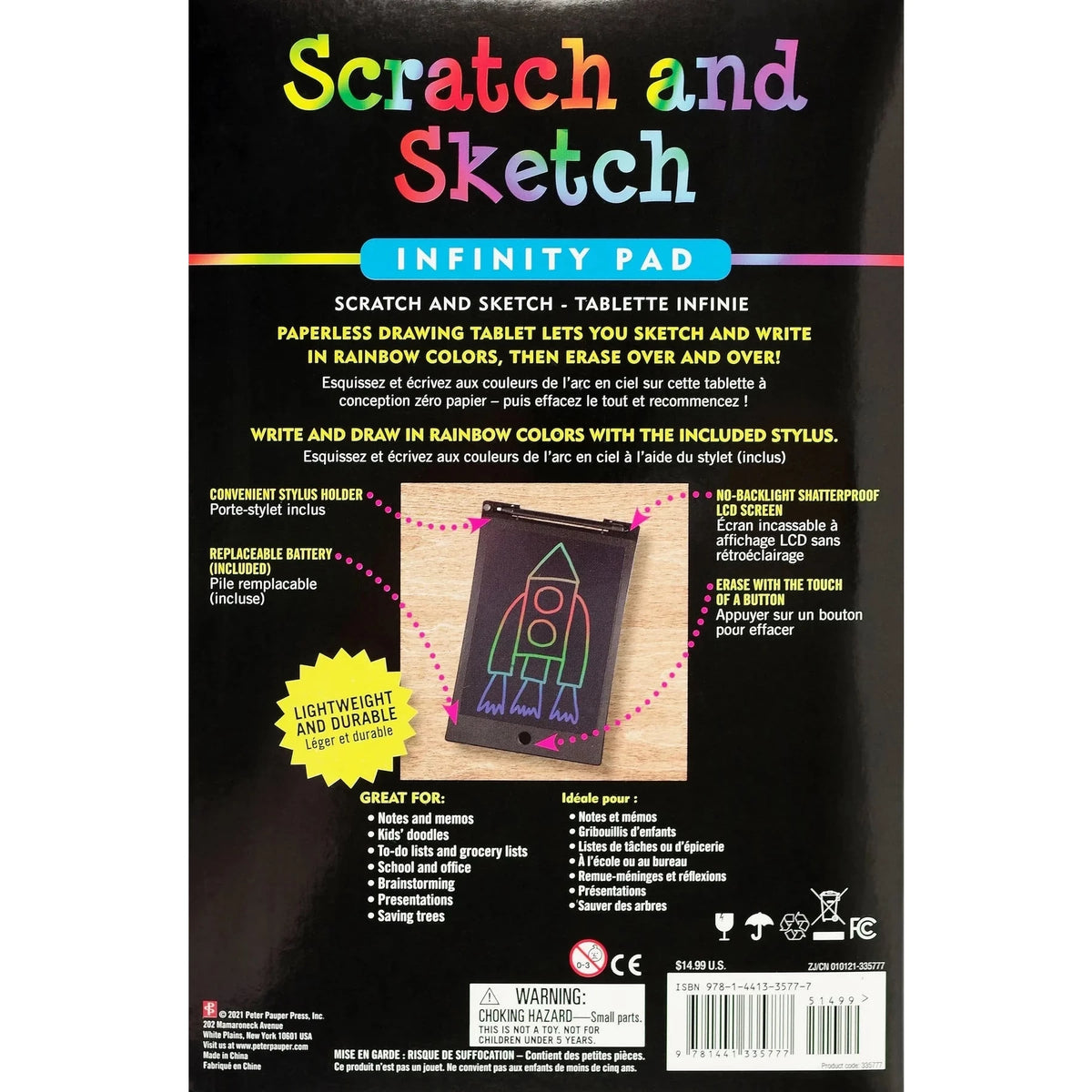 Scratch and Sketch Infinity Pad