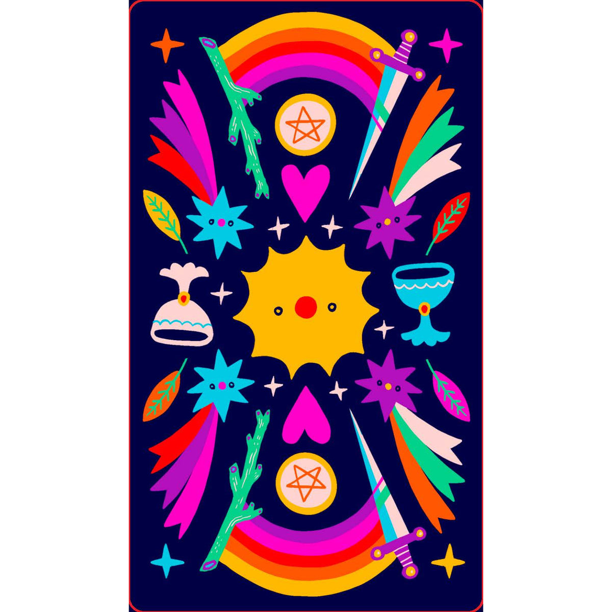 Tarot arc-en-ciel