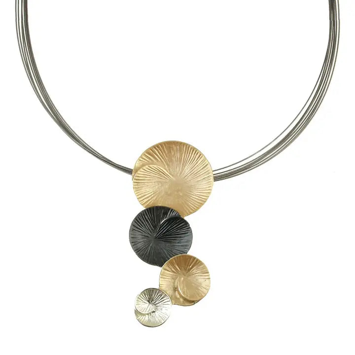 Vertical Lilies Necklace