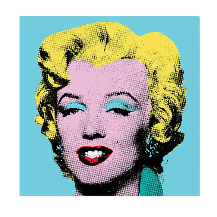 Apply Stickers Warhol Blue Marilyn