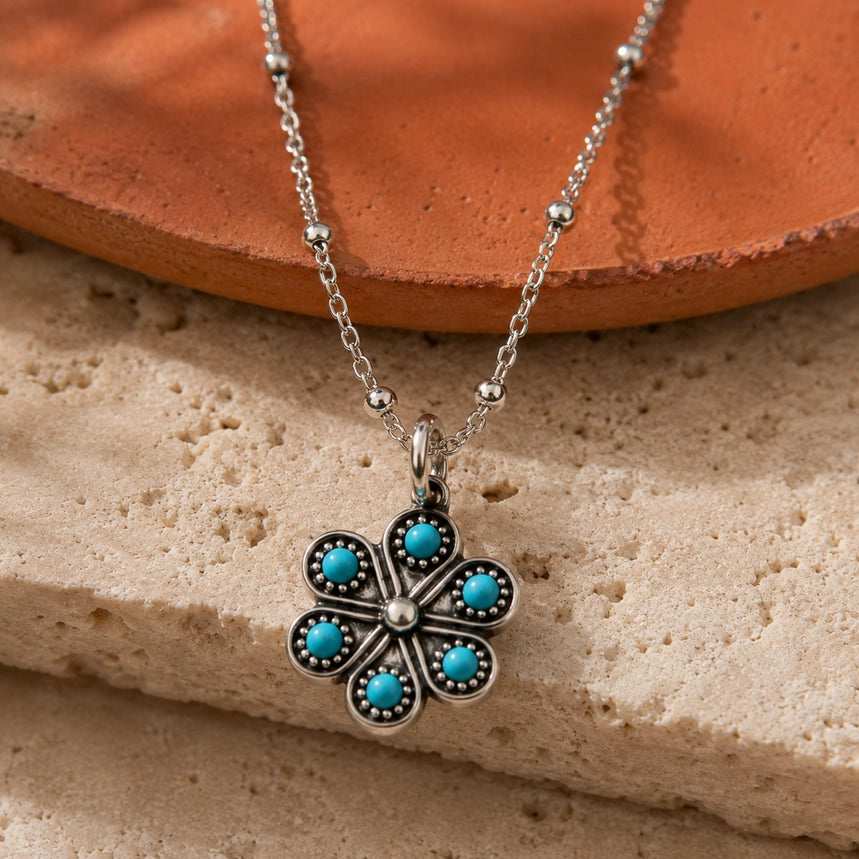 Iris Turquoise Necklace
