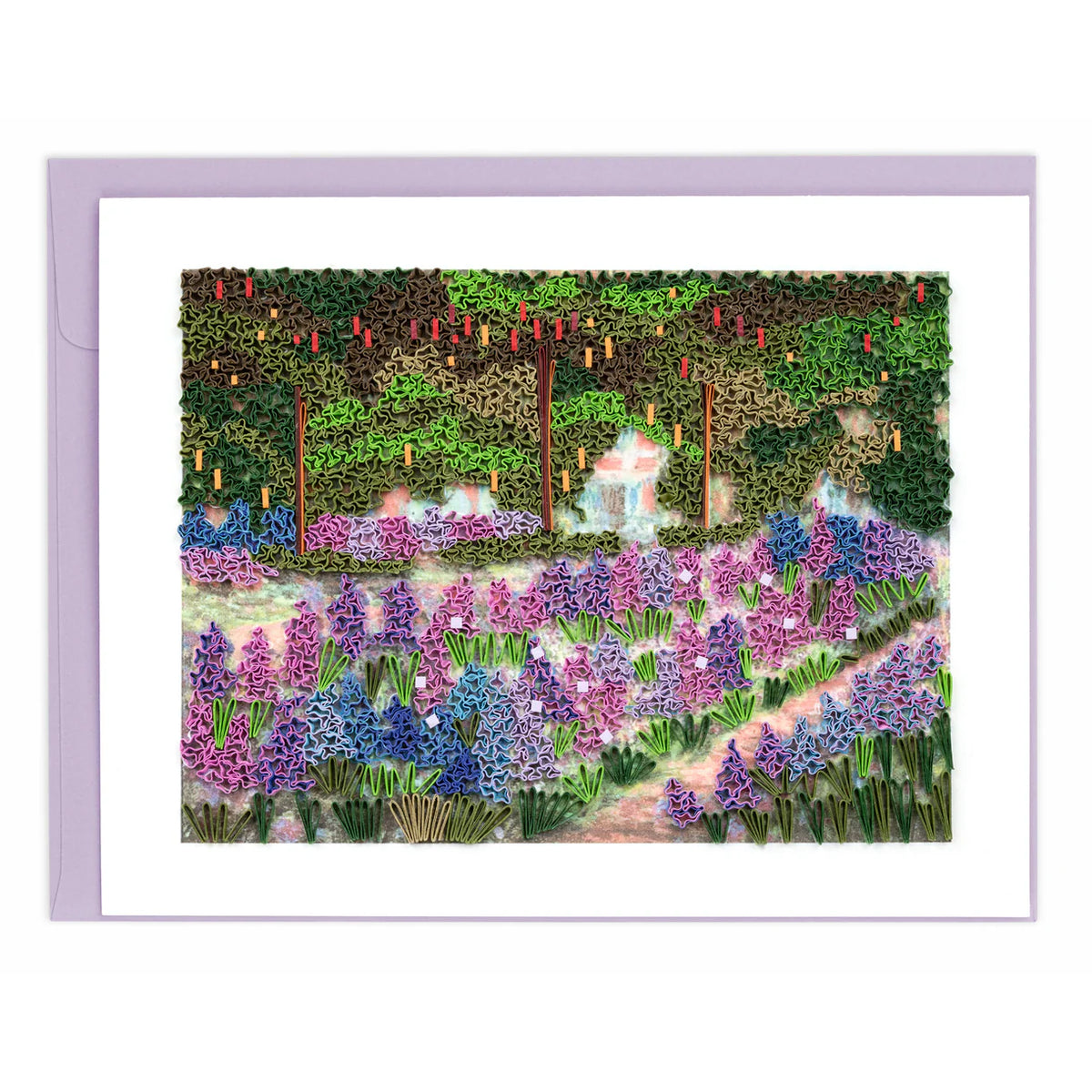 Monet The Artist&#39;s Garden at Giverny Quilling Card