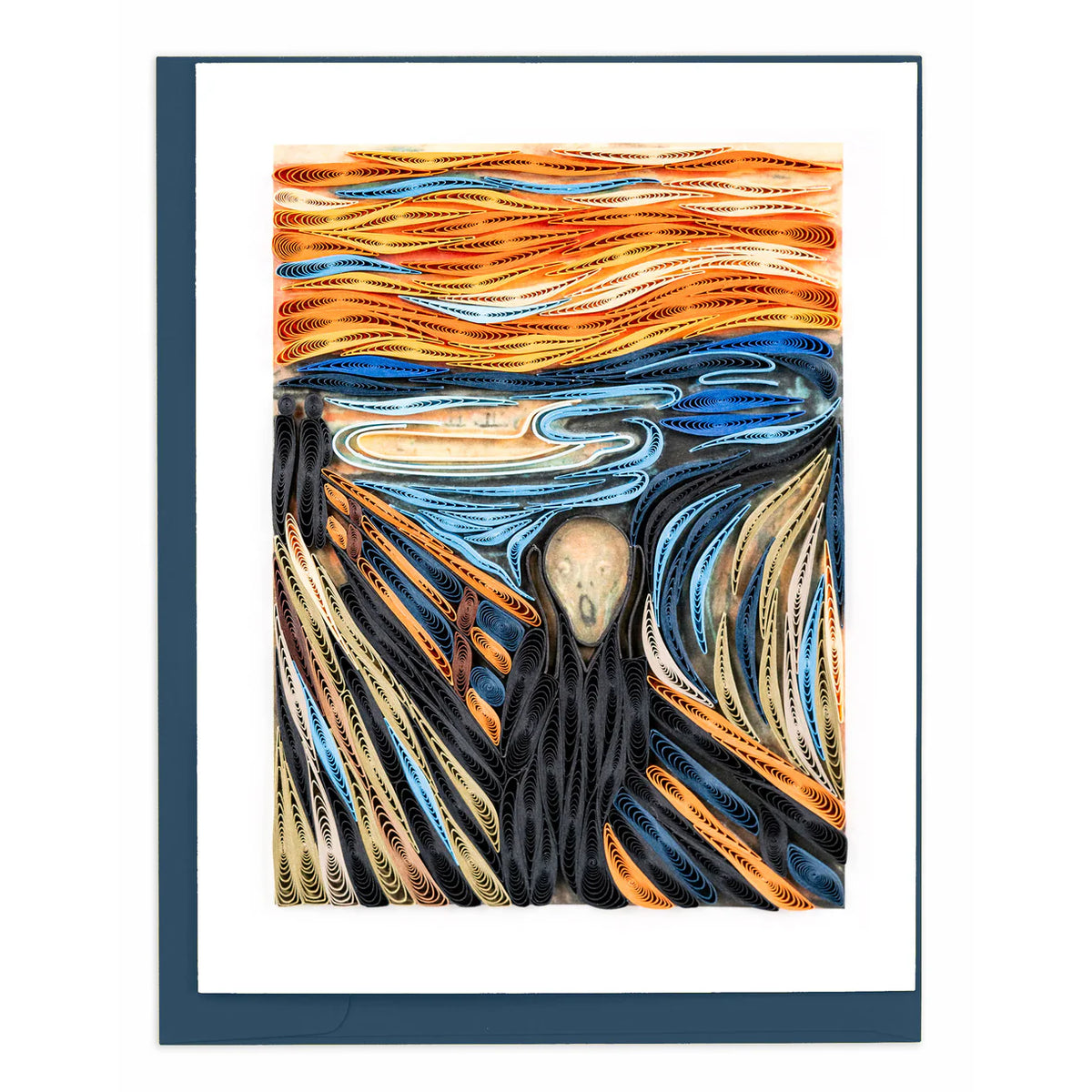 Munch The Scream Quilling Card