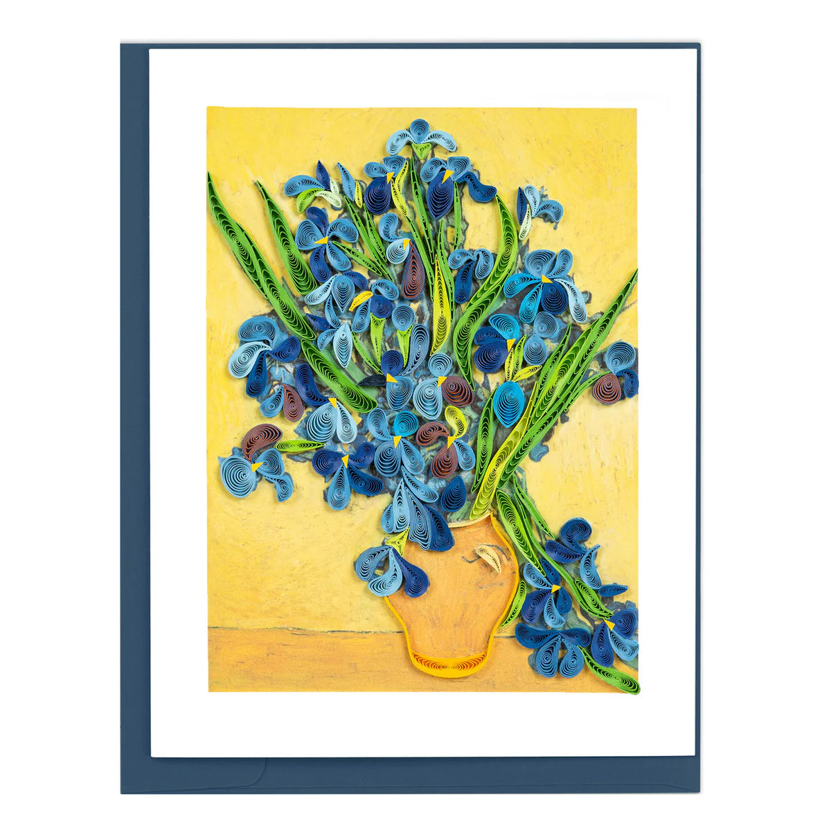 Van Gogh Irises Quilling Card