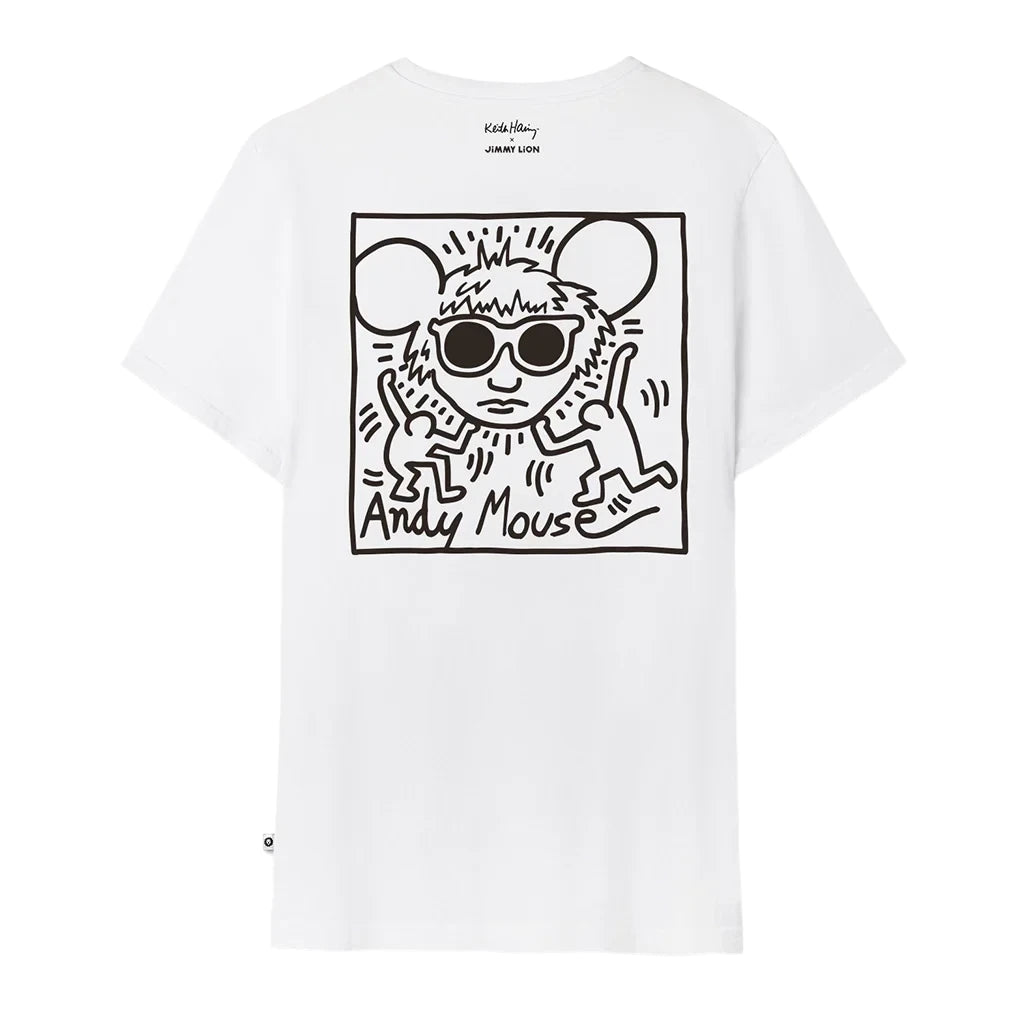 Keith Haring x Jimmy Lion Andy Mouse Tee