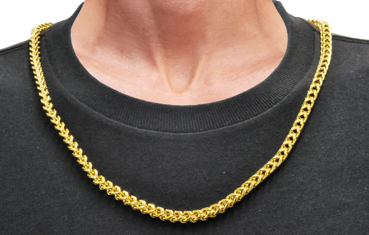 Stainless Steel Franco Link Chain Necklace