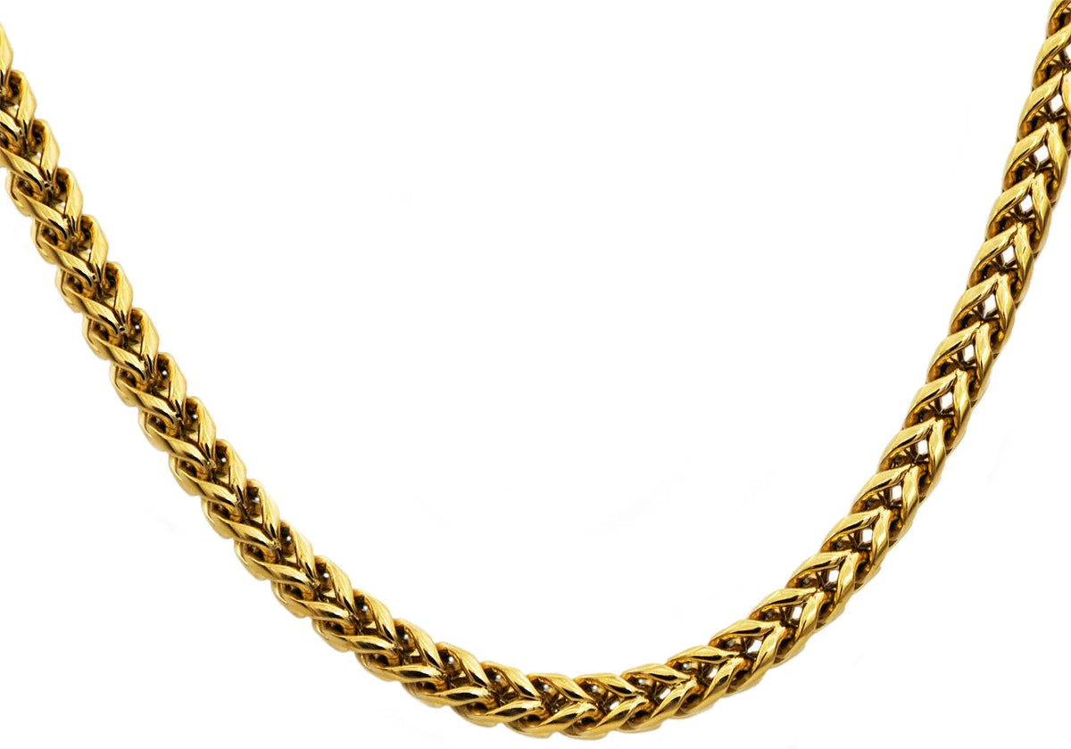 Stainless Steel Franco Link Chain Necklace