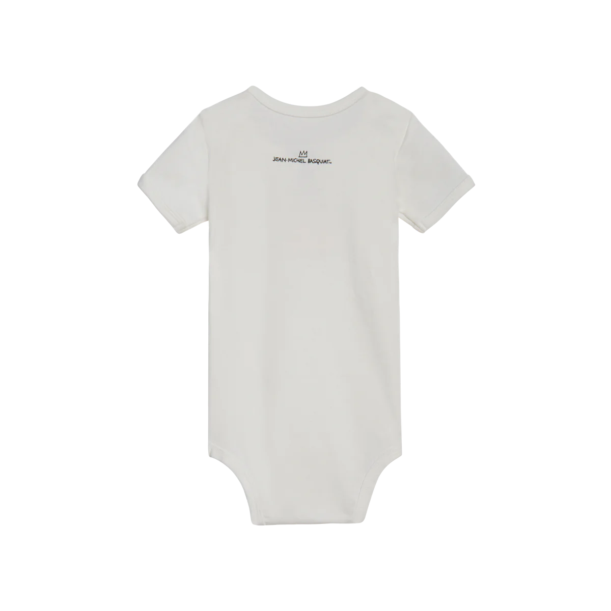 Basquiat Crown Onesie, Ivory