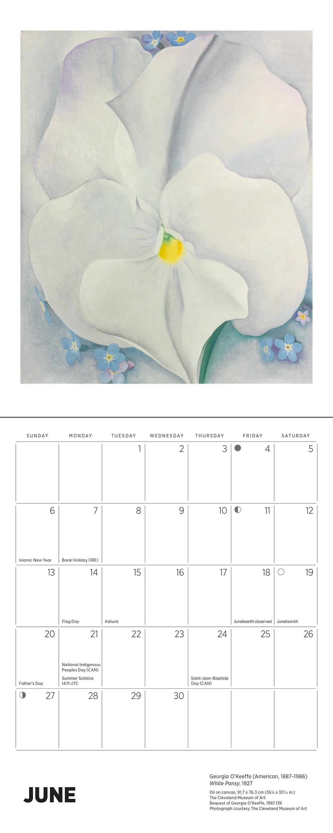 Georgia O'Keeffe 2027 Mini Wall Calendar