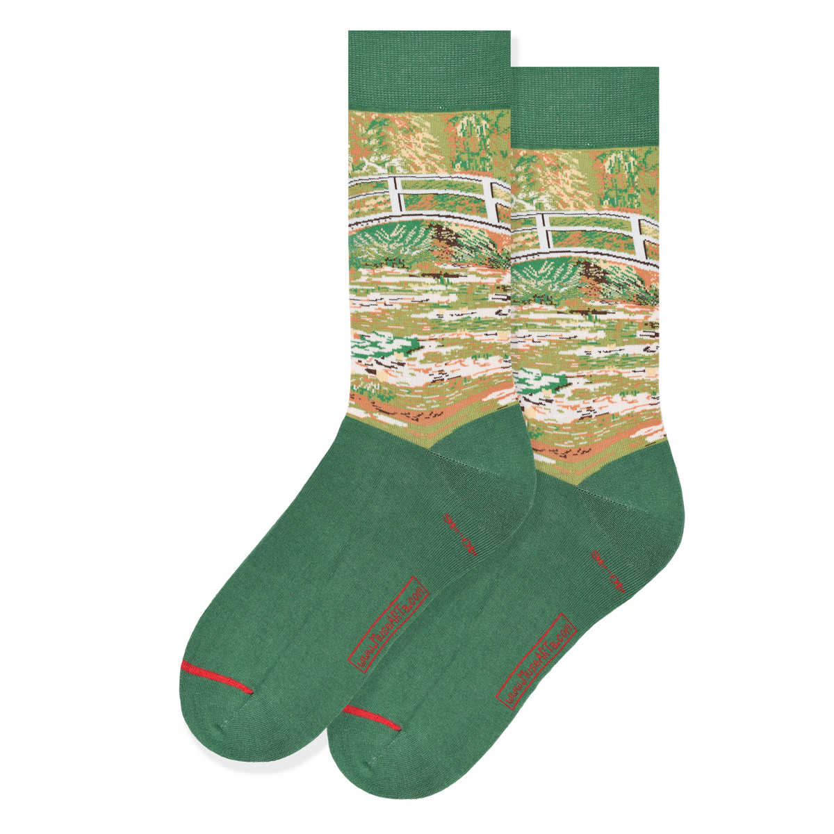 Claude Monet Bridge over a Pond of Waterlilies Socks