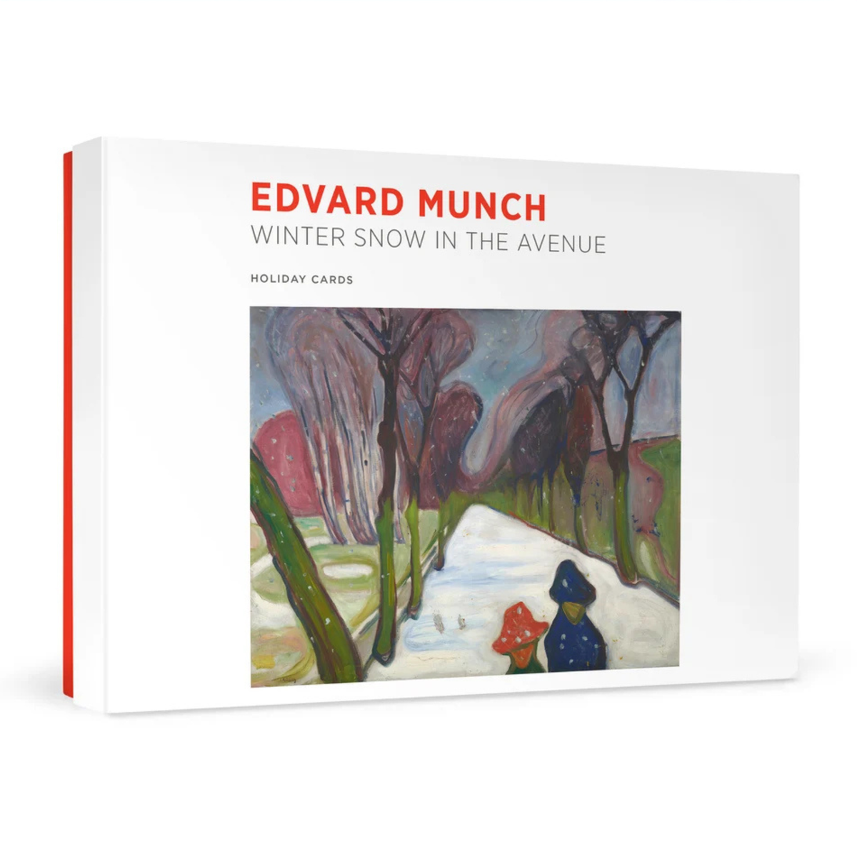 Edvard Munch: Winter Snow in the Avenue Boxed Holiday Cards