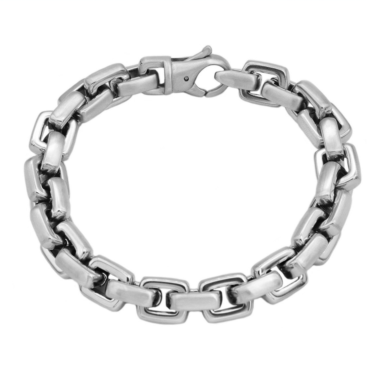 Stainless Steel Square Link Chain Bracelet