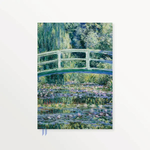 Flex Linen Monet Japanese Bridge Notebook