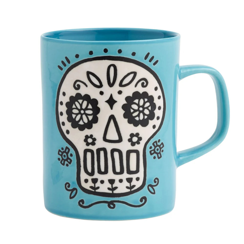 Cuppa Color Blue Skull Mug