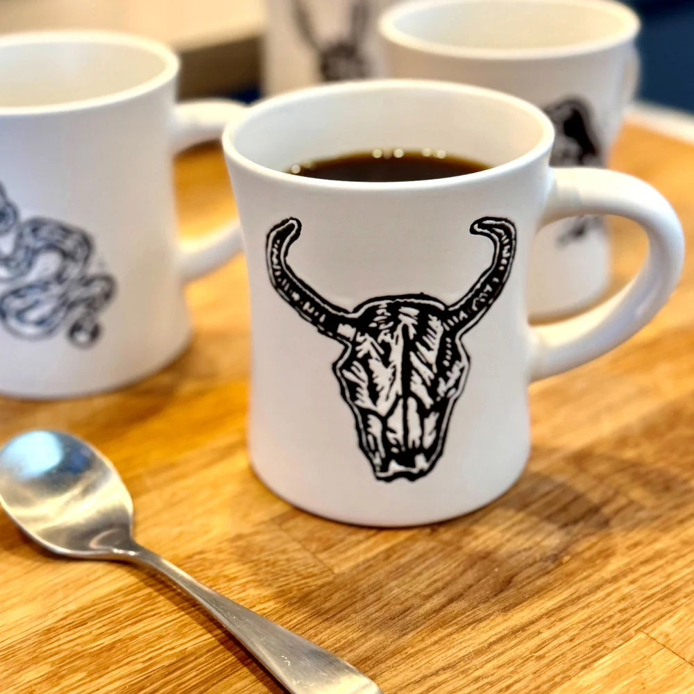 Cuppa This Cuppa That Bison Skull Mug