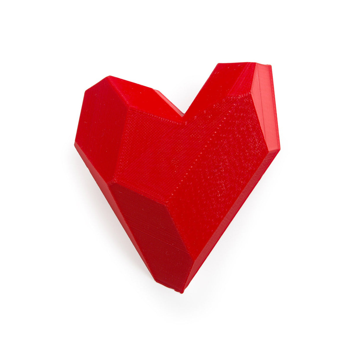 Sculptural Heart Brooch