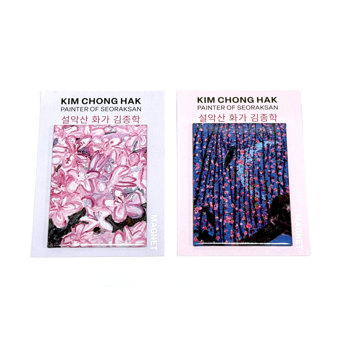 Kim Chong Hak Exhibition Magnets