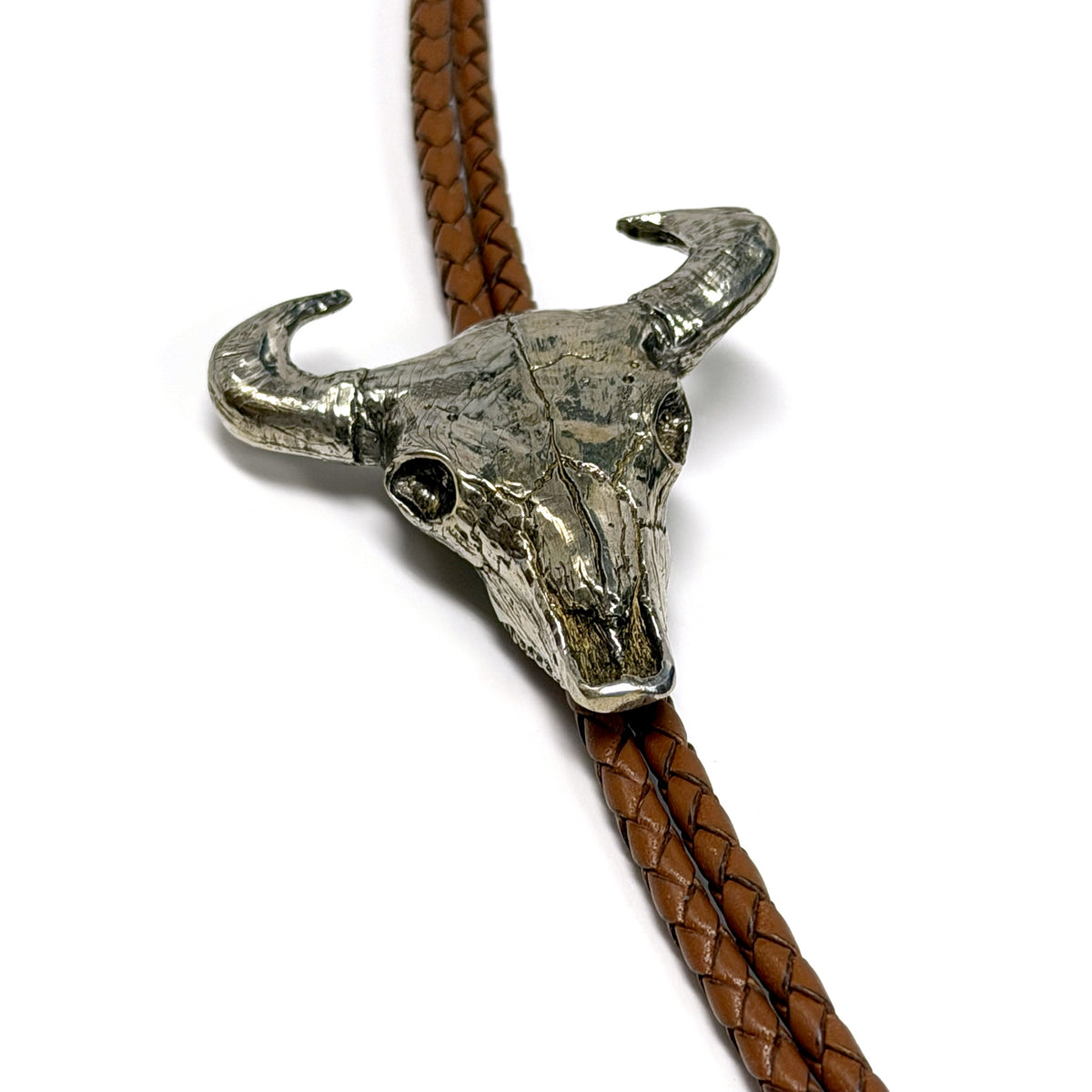 Bull Skull Bolo Tie
