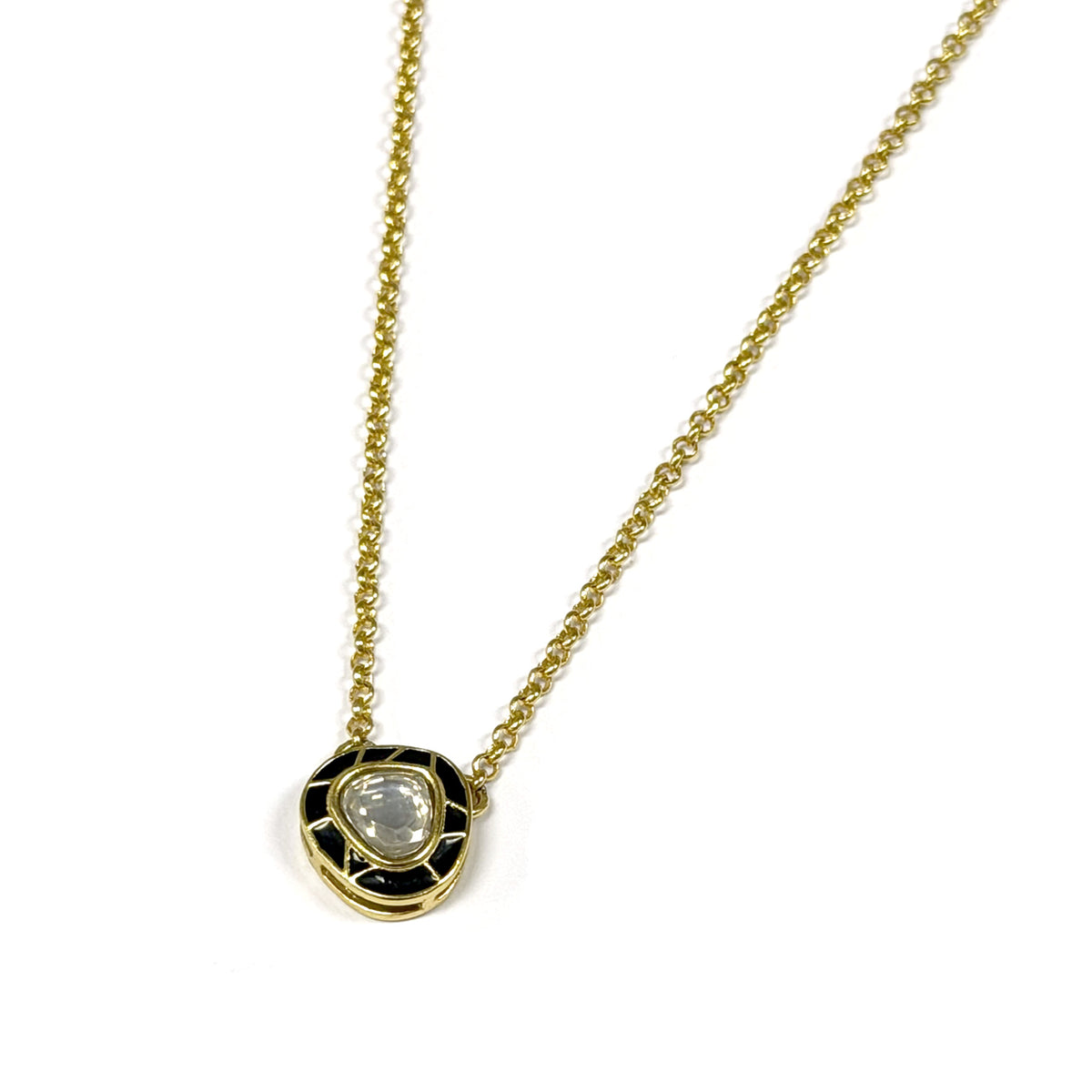 Moonlit Kundan Pendant Necklace