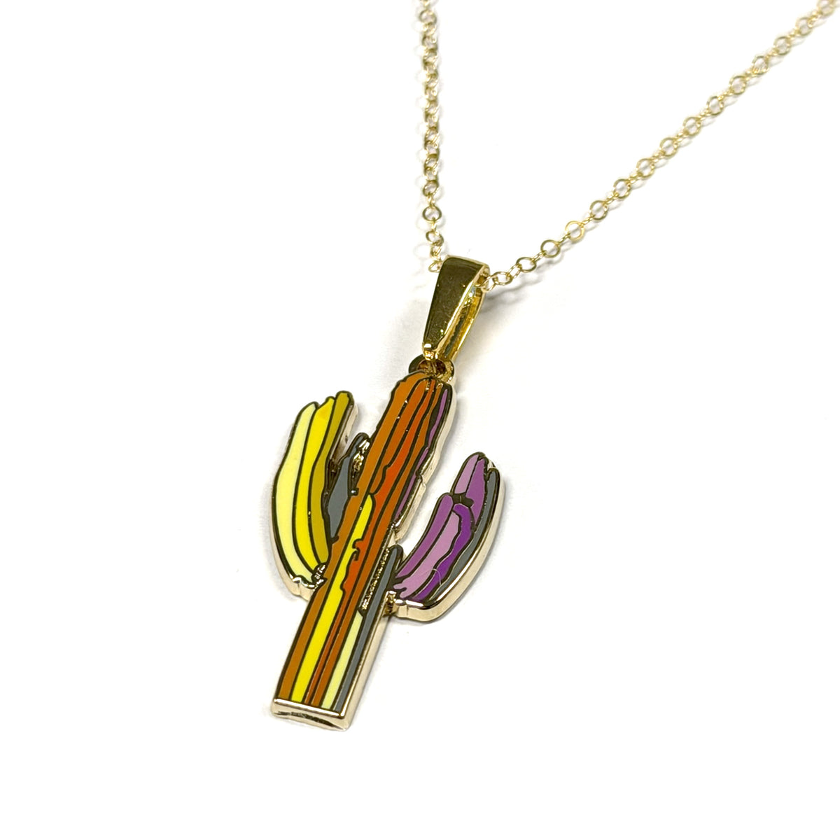 Technicolor Saguaro Necklace