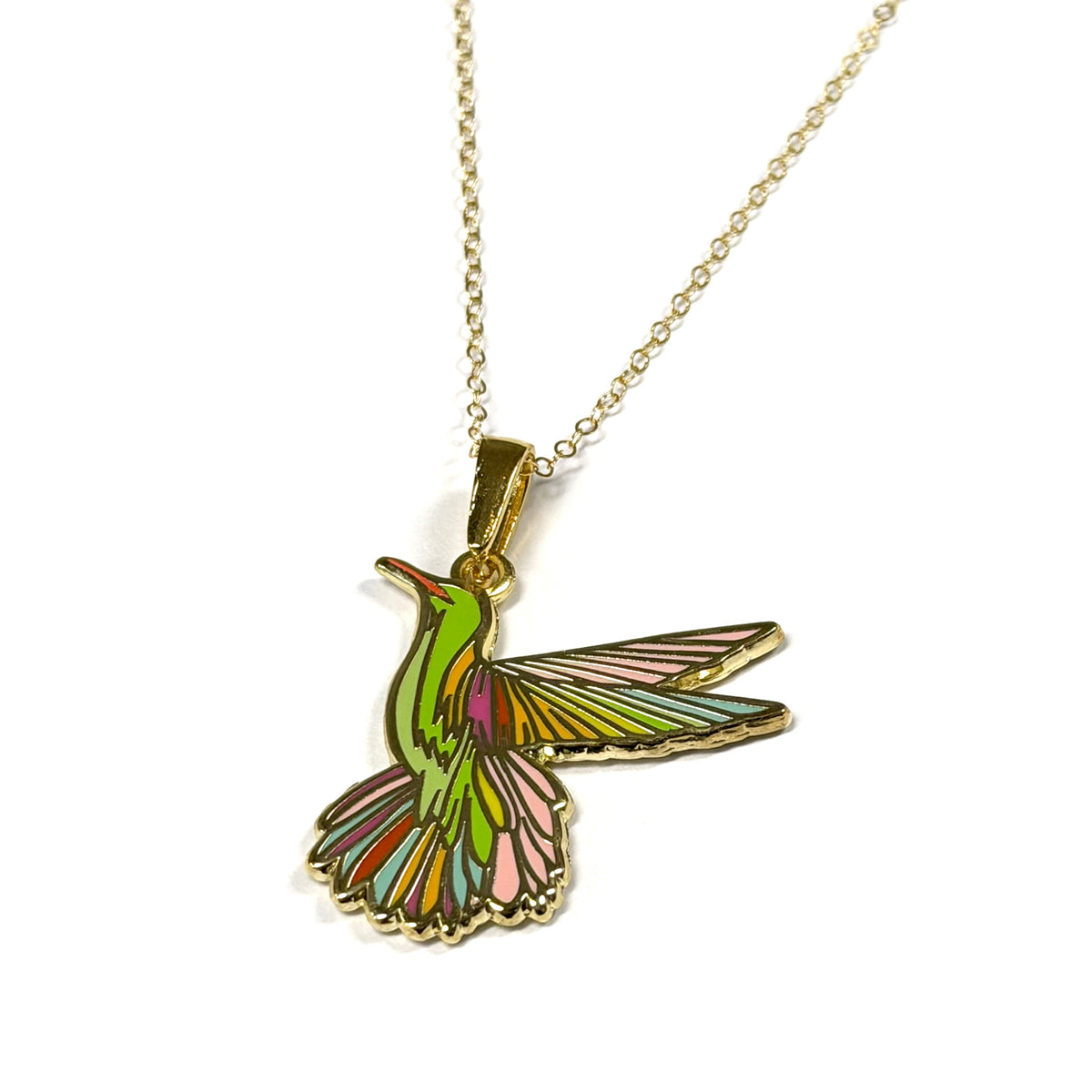 Sunshine Hummingbird Necklace