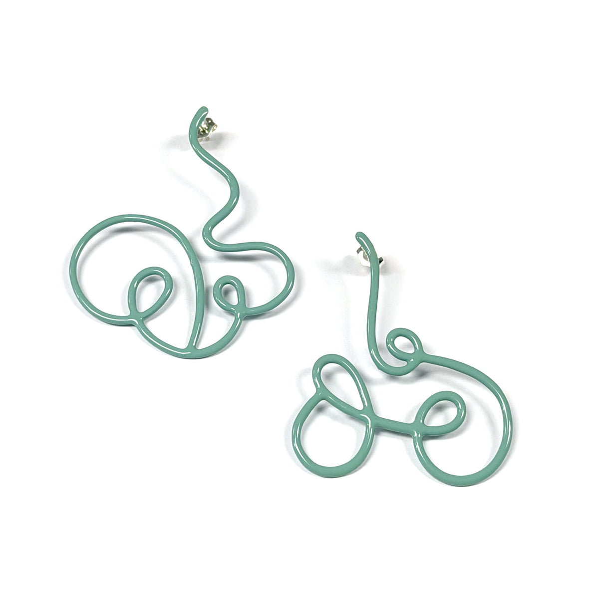 Linework  Curlique Earrings