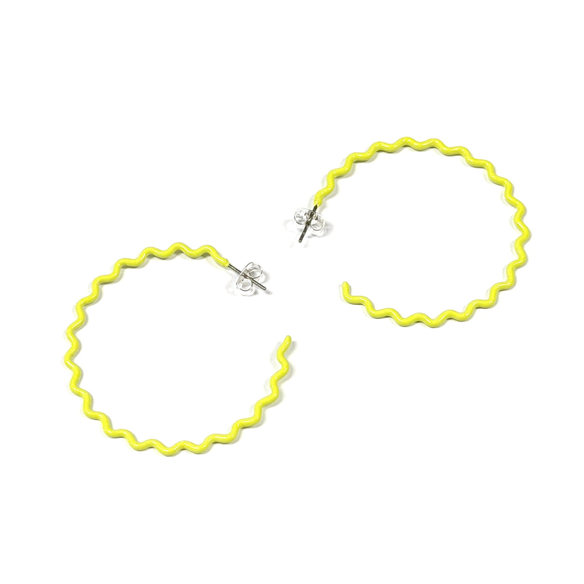 Wavy Hoop Earrings