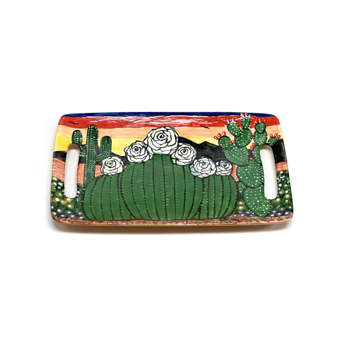 Patrick Murillo Desert Landscape Platter