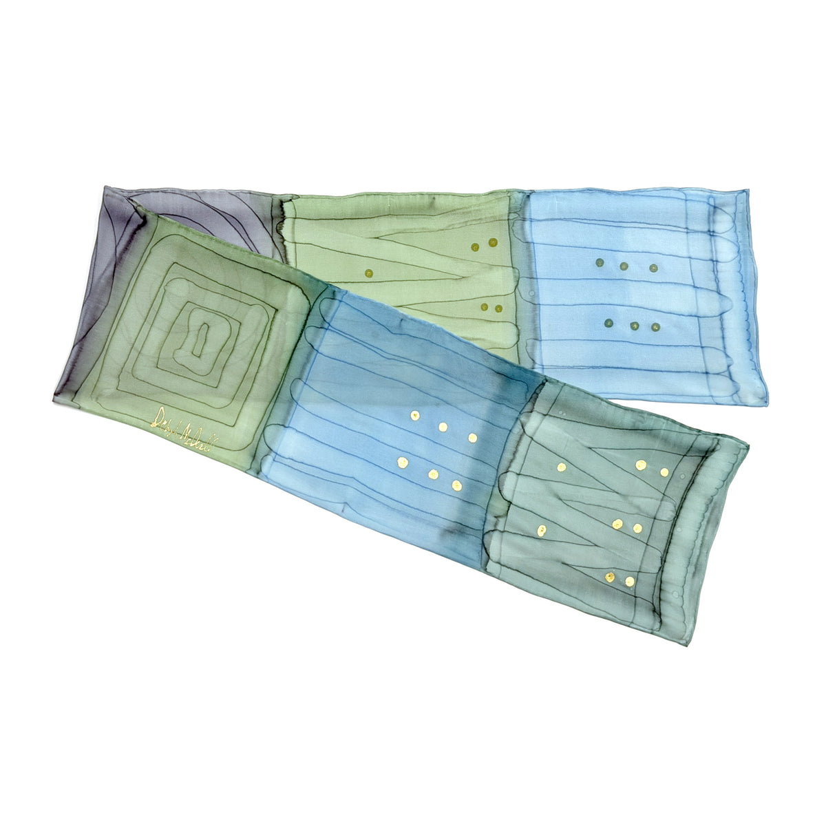 Deboragh McDonnell Small Hand-Painted Scarves