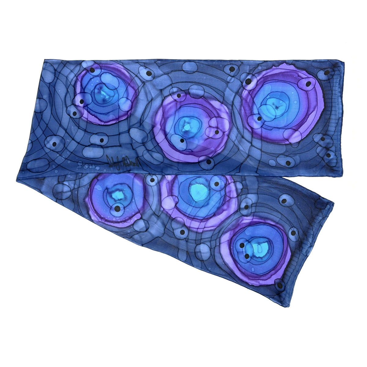 Deboragh McDonnell Medium Hand-Painted Scarves