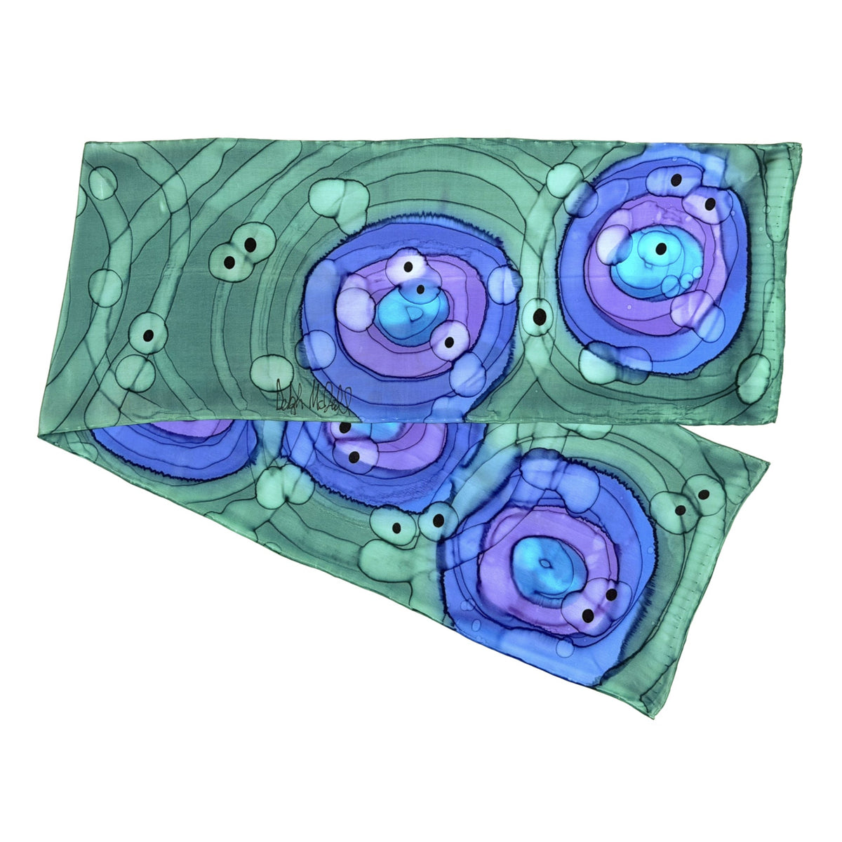 Deboragh McDonnell Medium Hand-Painted Scarves