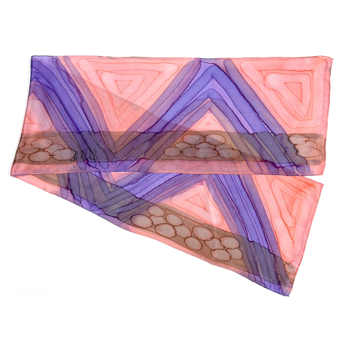 Deboragh McDonnell Medium Hand-Painted Scarves