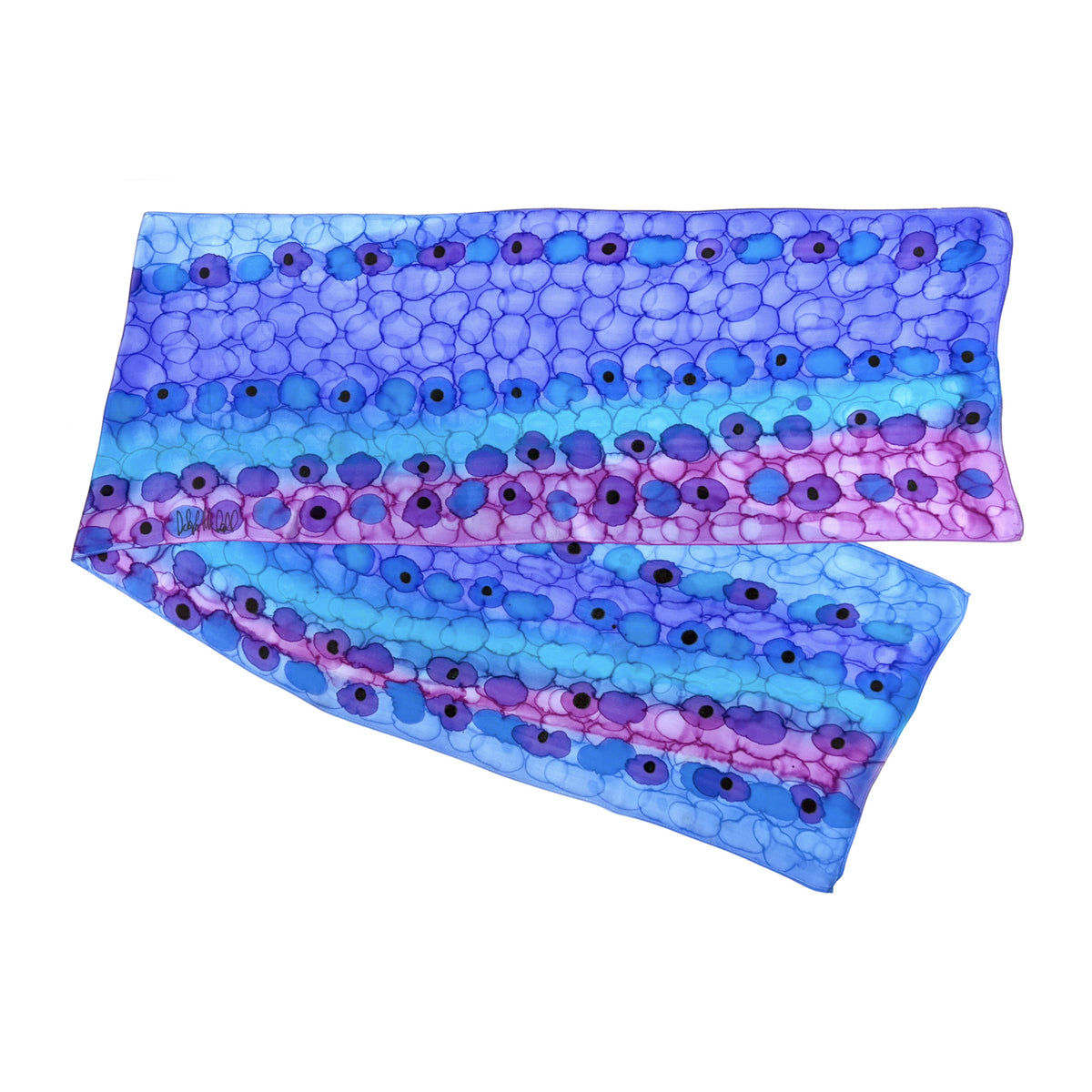 Deboragh McDonnell Large Hand-painted Scarf