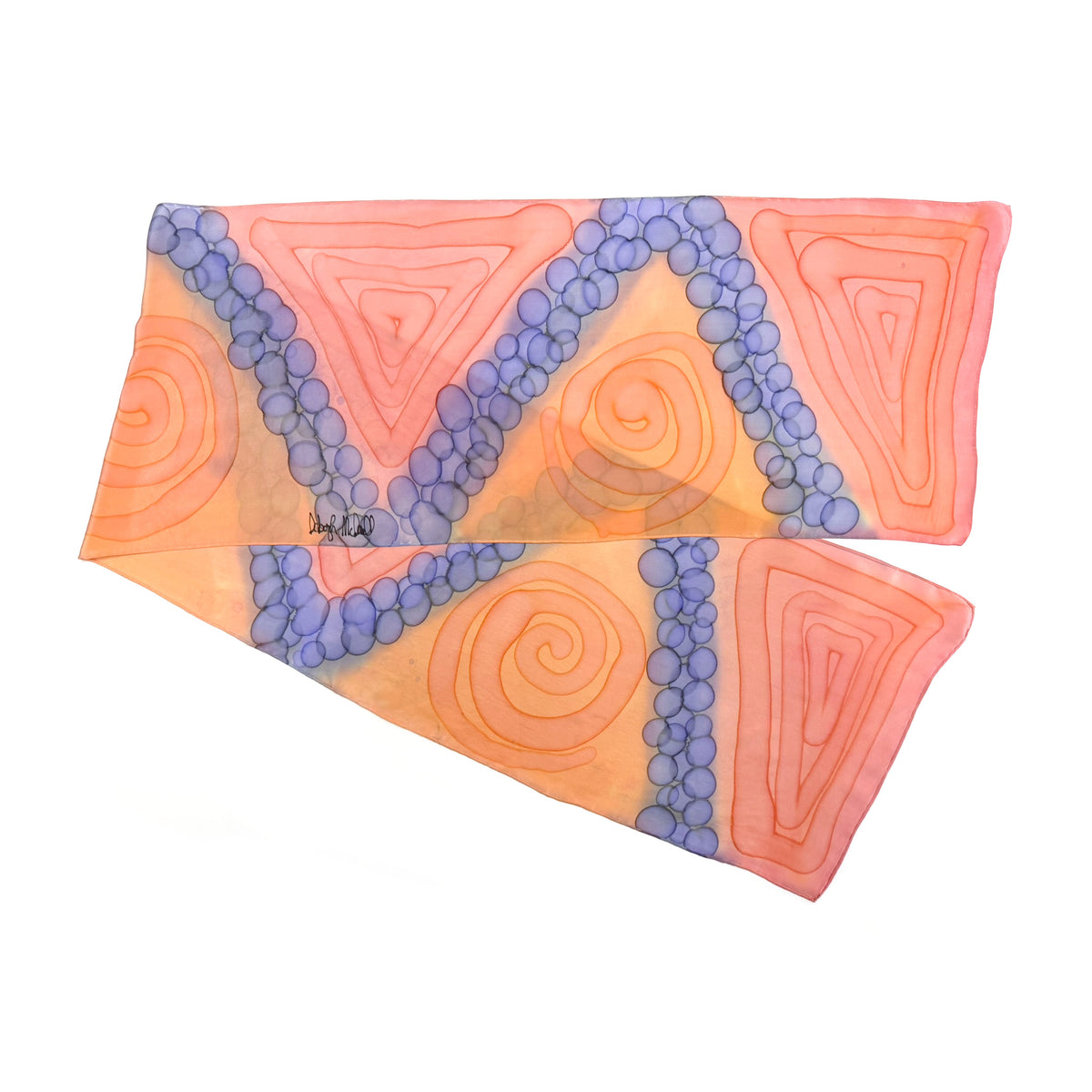 Deboragh McDonnell Large Hand-painted Scarf