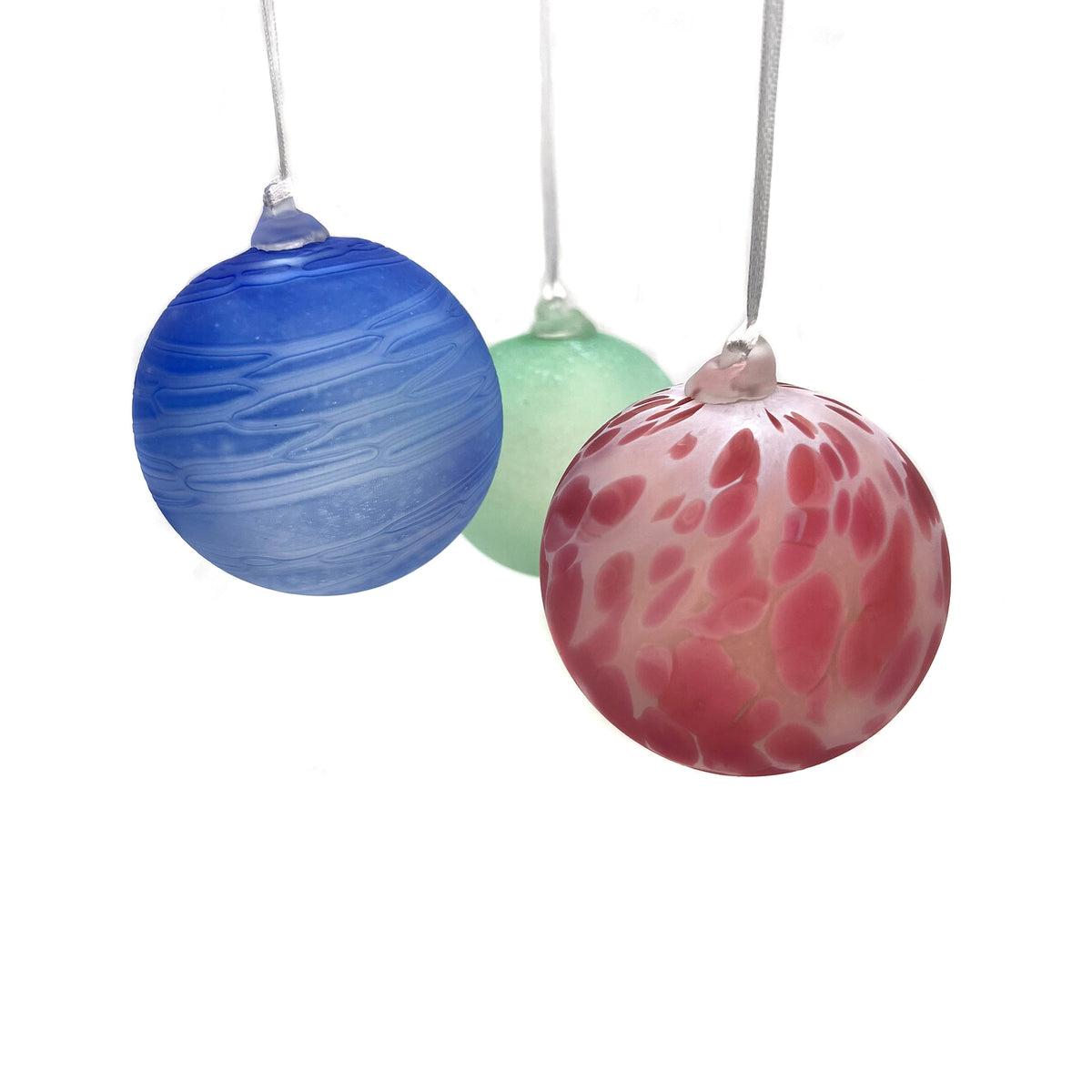 Chris Klein Frosted Glass Ornaments