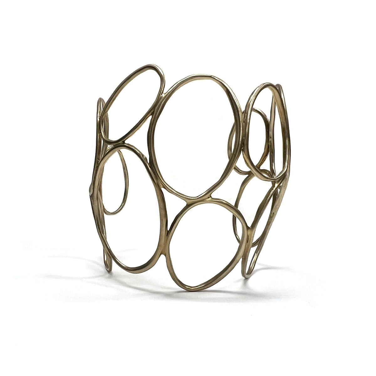 Multi Ellipse Brass Cuff