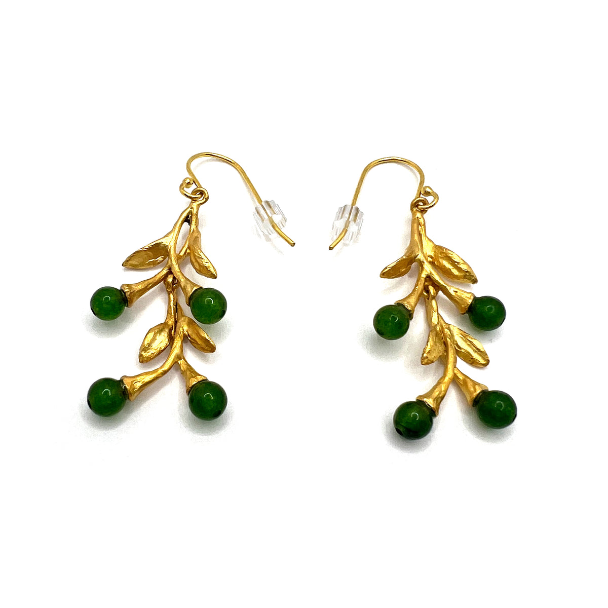 Boucles d&#39;oreilles longues pendantes en fil de fer Pepper