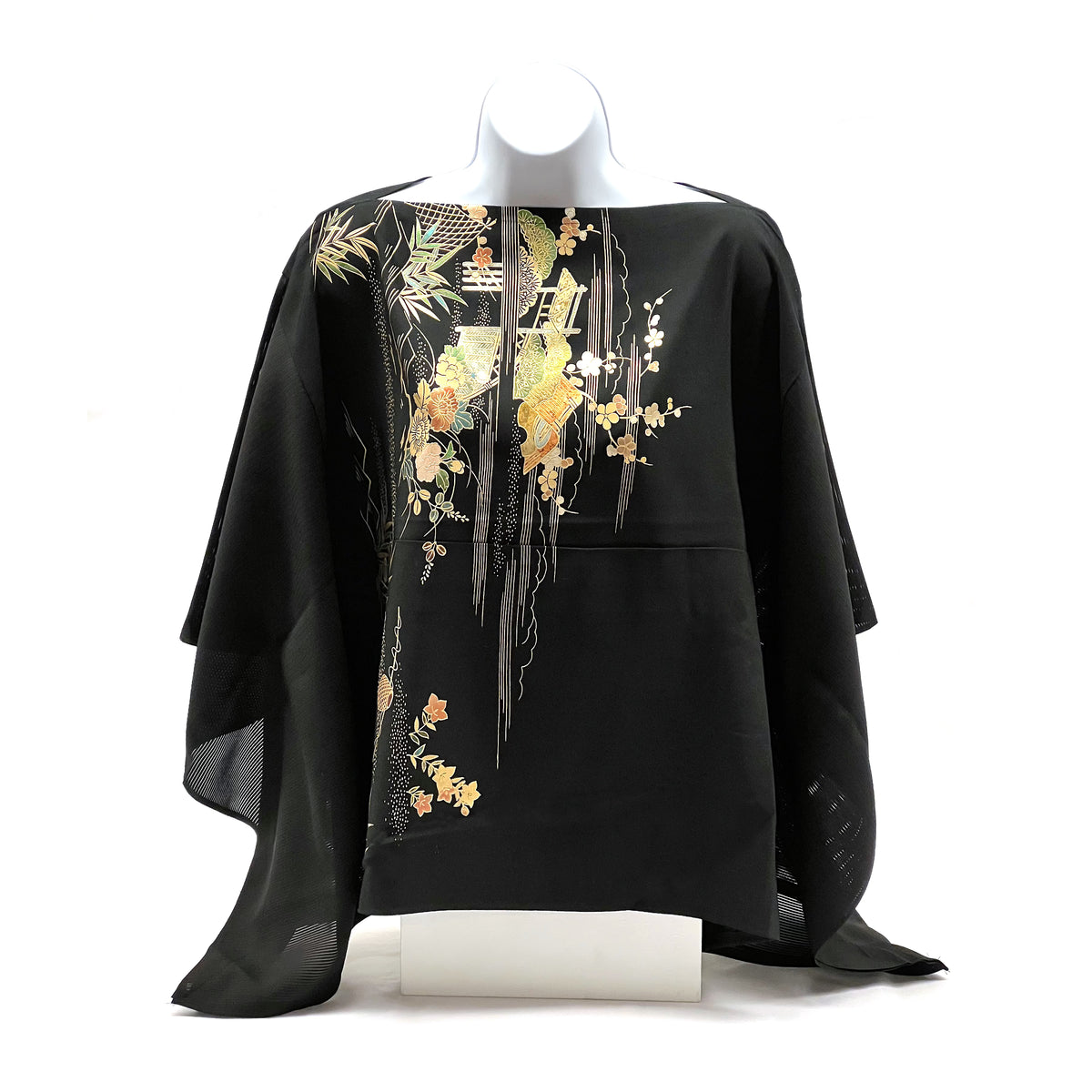 Vintage Kimono Yuzen Blouses